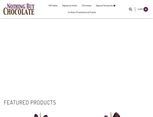 Tablet Screenshot of nothingbutchocolate.com